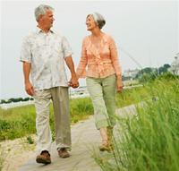 Couple walking 