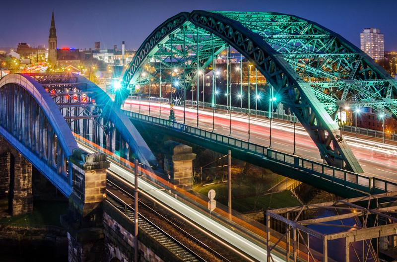 Wearmouth Bridge at night Wearmouth Bridge at night