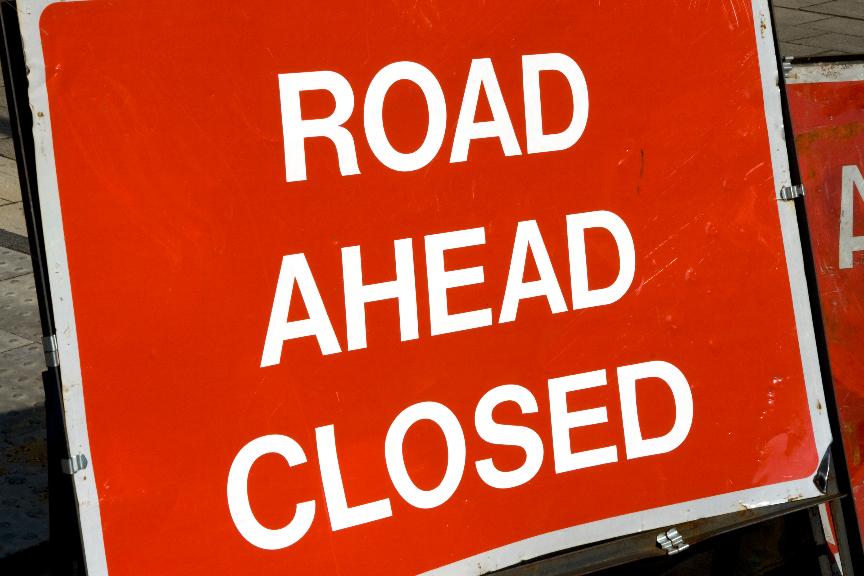 road closed road closed