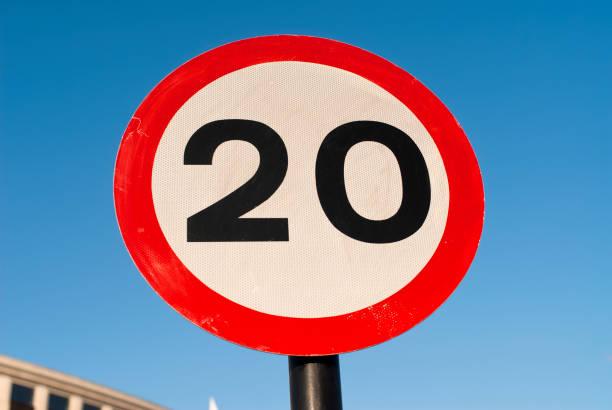 20mph sign