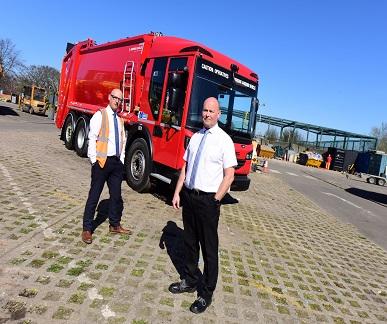 Electric bin lorry Electric bin lorry