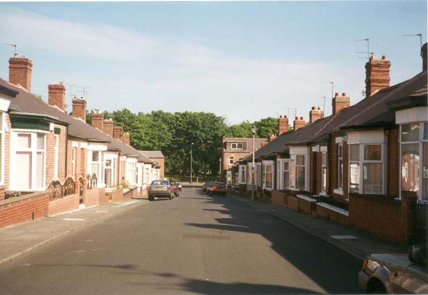 Cottages in Barnes A street in Barnes