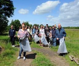 Elemore litter pick Elemore litter pick