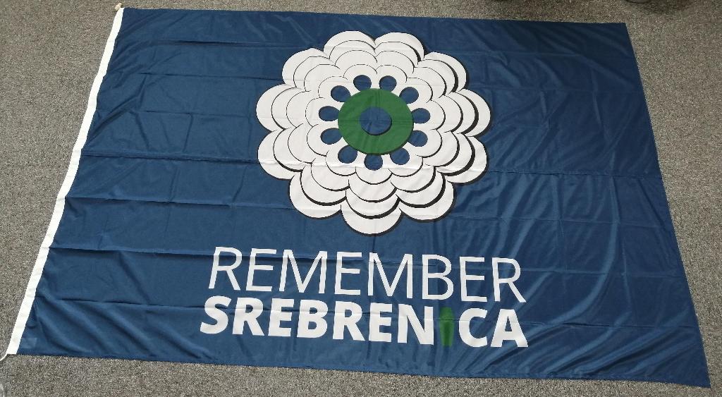Srebrenica flag Srebrenica flag