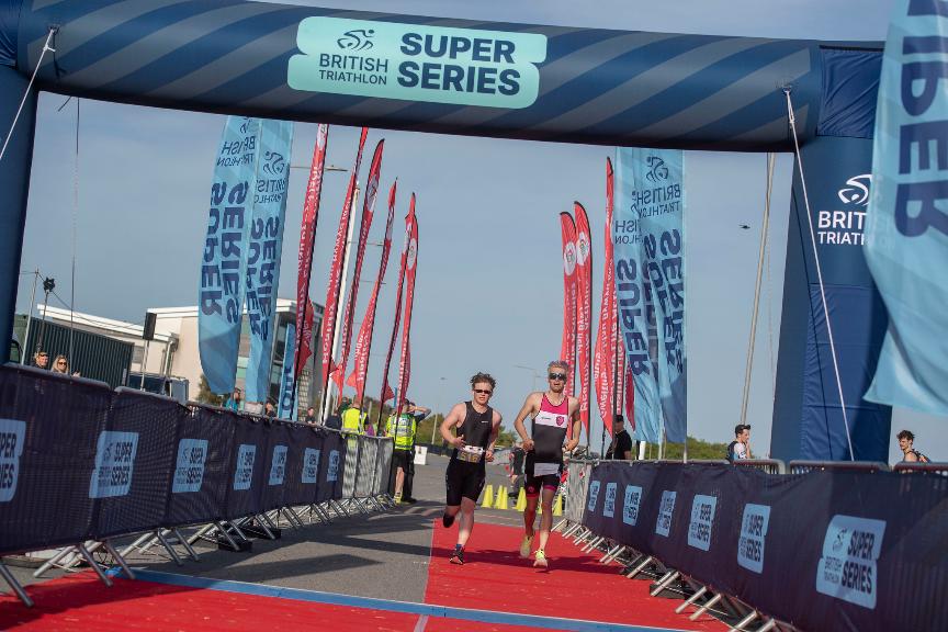 British Triathlon super series grand final image supplied by BT