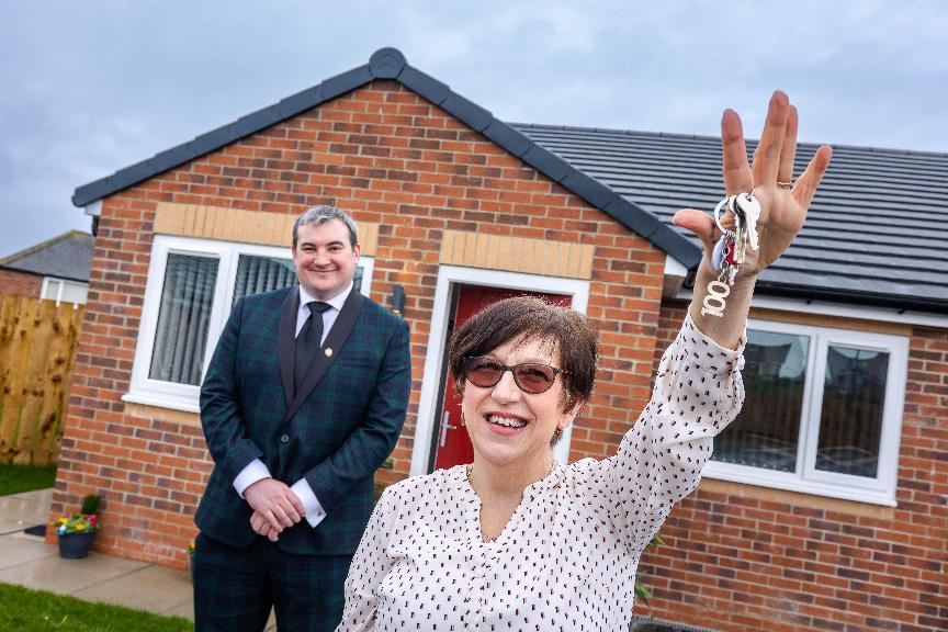 100th resident in council home