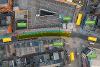 Holmeside Bus Gate aerial view