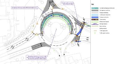 Hastings Hill roundabout diagram