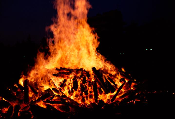 Bonfire Stock Photo